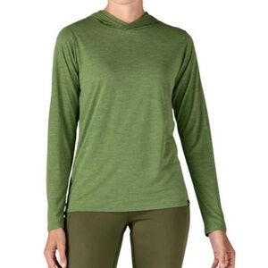 Patagonia Women’s Cool Daily Capilene Hoody Size Medium in Terrain Green